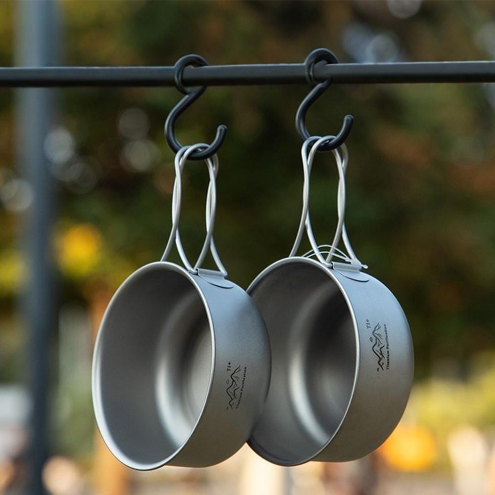 Titanium Camping Pot Ultraligh - Camping Cooking Handle ulasan dan harga