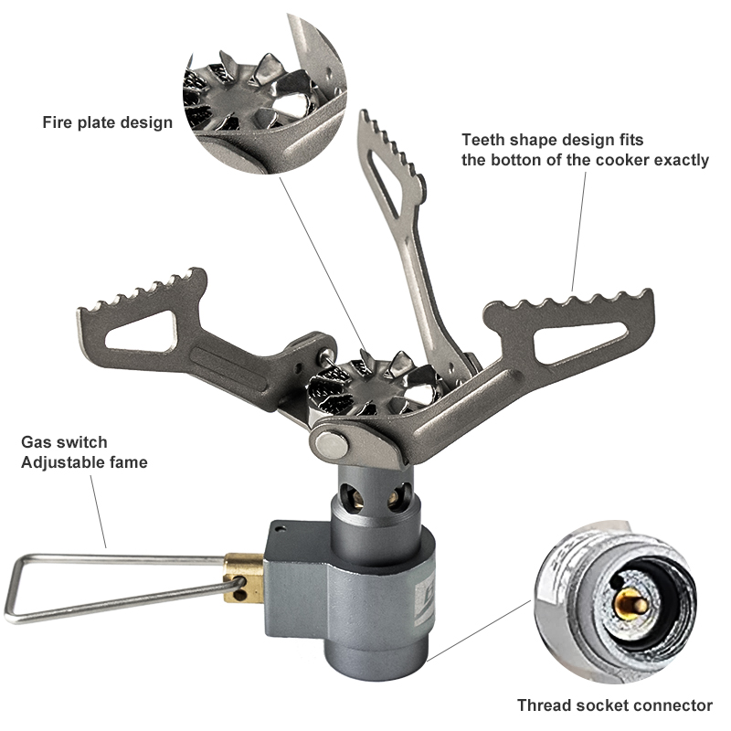 BRS Outdoor Gas Stove Mini Cam - Camping Cooking Burner ulasan dan harga