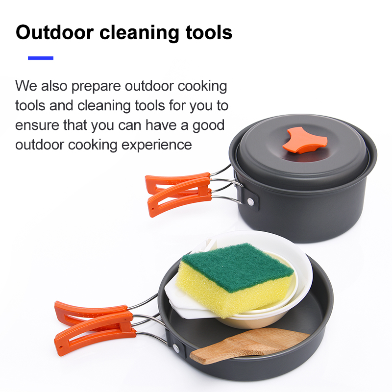 Widesea Camping Outdoor Cookwa - Camping Cooking And Eating Set ulasan dan harga