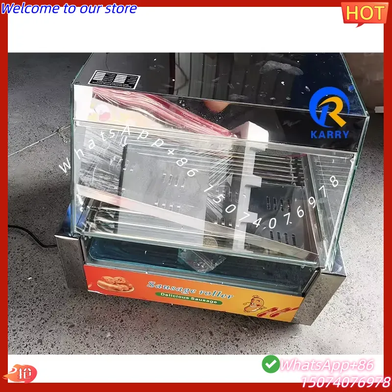 2026 Sausage Roller Machine Co - Camping Cooking Equipment Electric ulasan dan harga