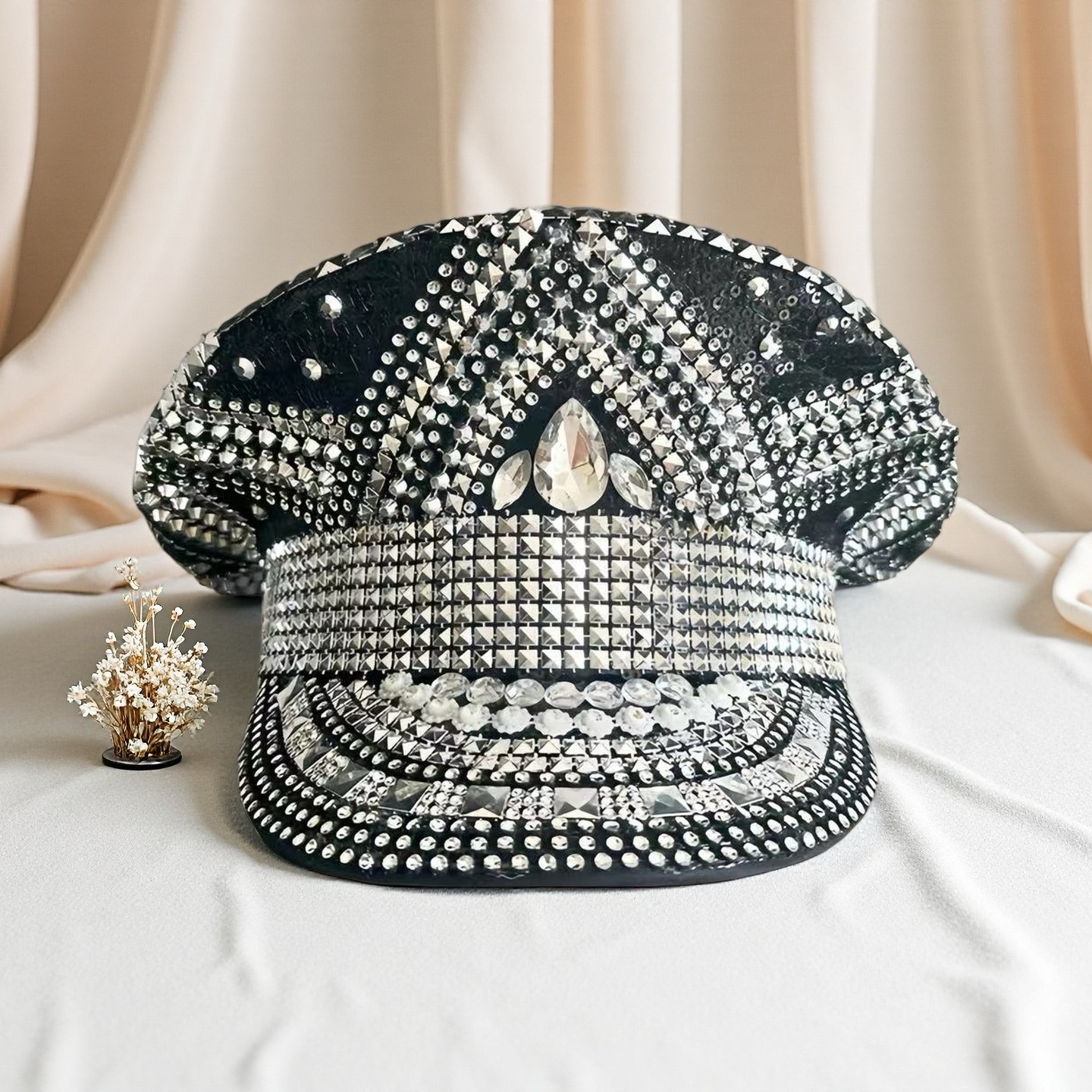 Steampunk Captain Hat Rhinesto - Campfire Cooking In Another World With My Absurd Skill ulasan dan harga