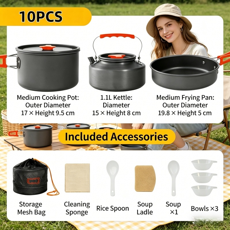 Home Household Camping Cookwar - Camping Cooking ulasan dan harga