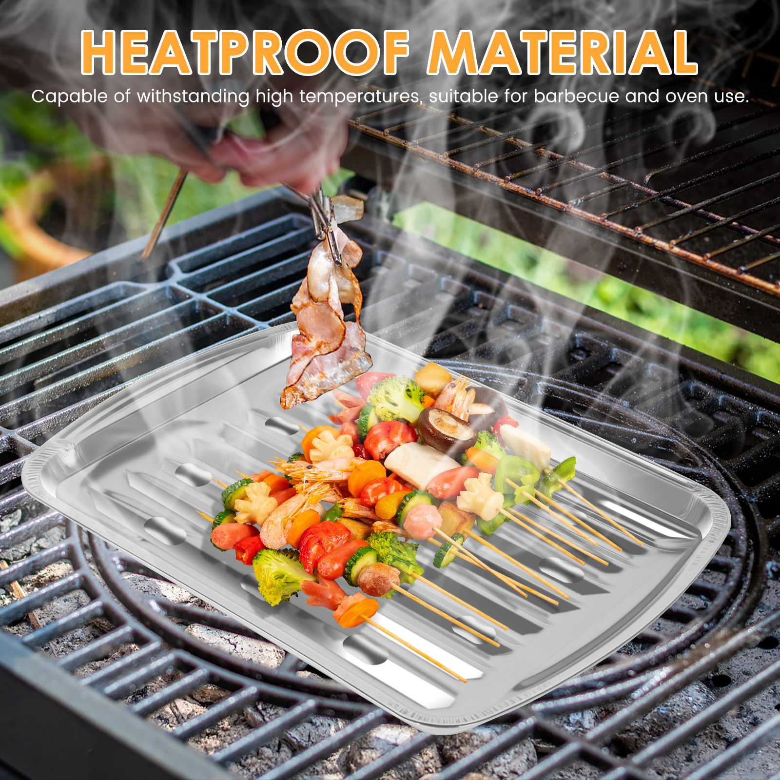 Aluminum Foil Trays Non-Stick  - Camping Cooking Kitchen ulasan dan harga