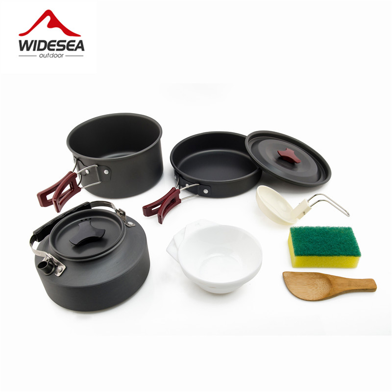 Widesea Camping Cookware Set O - Camping Cooking And Eating Set ulasan dan harga