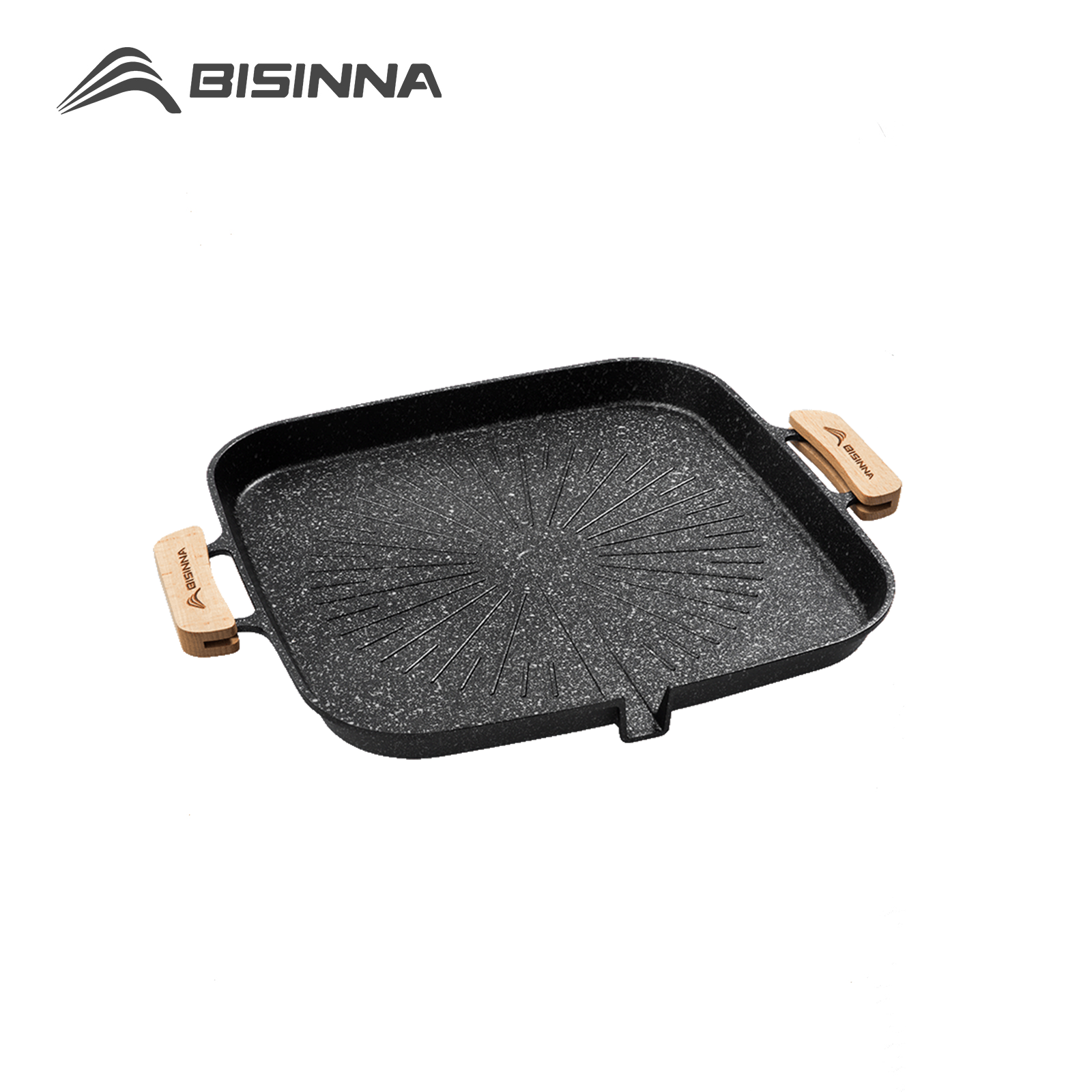 BISINNA Square BBQ Grill Pan N - Camping Cooking Survival ulasan dan harga