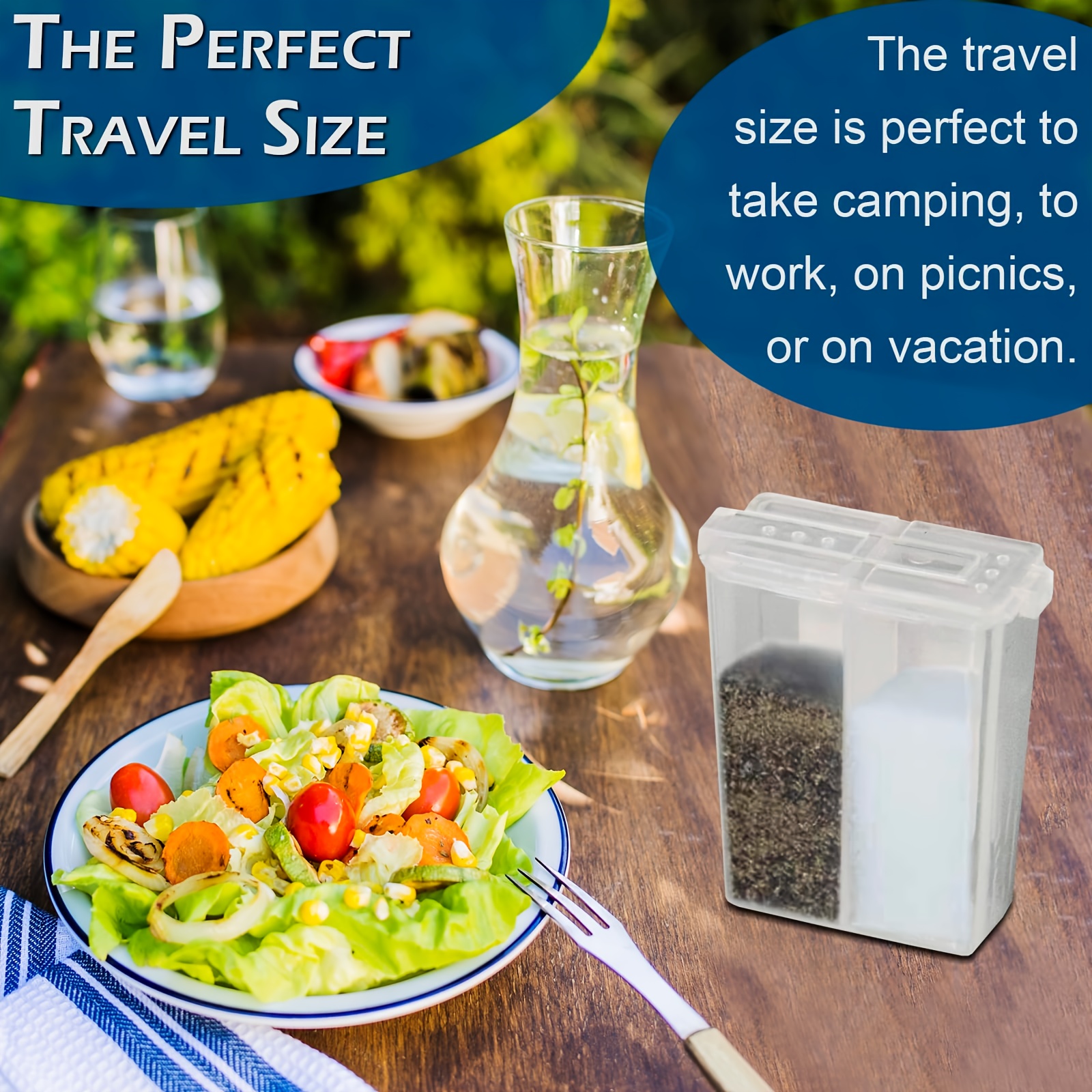Mini Seasoning Bottles with Tw - Camping Cooking ulasan dan harga