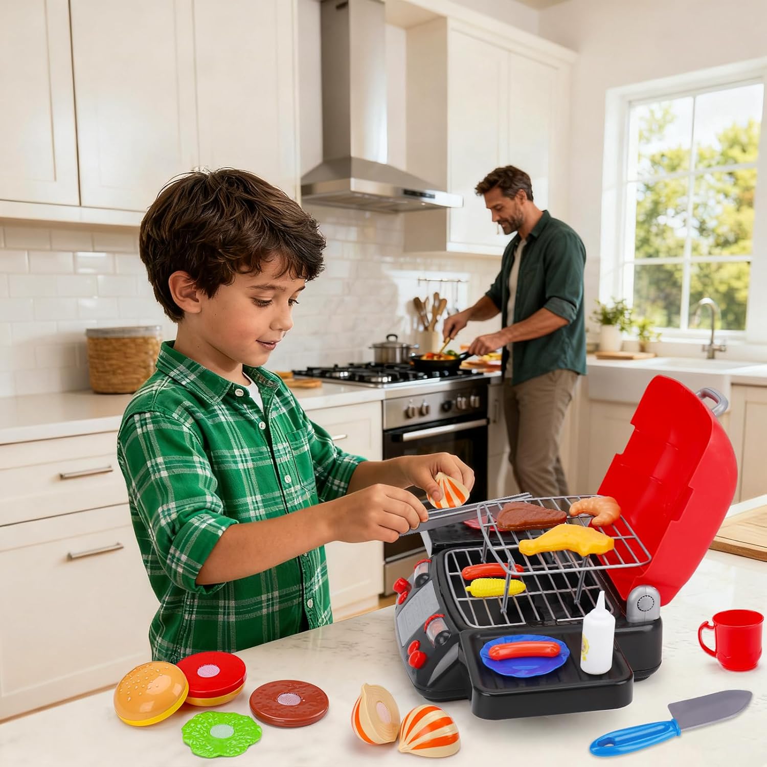 Children's Electric Play Food  - Camping Cooking And Eating Set ulasan dan harga