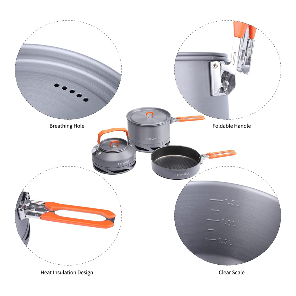 Fire Maple Camping Cookware Ut - Camping Cooking Hardware ulasan dan harga
