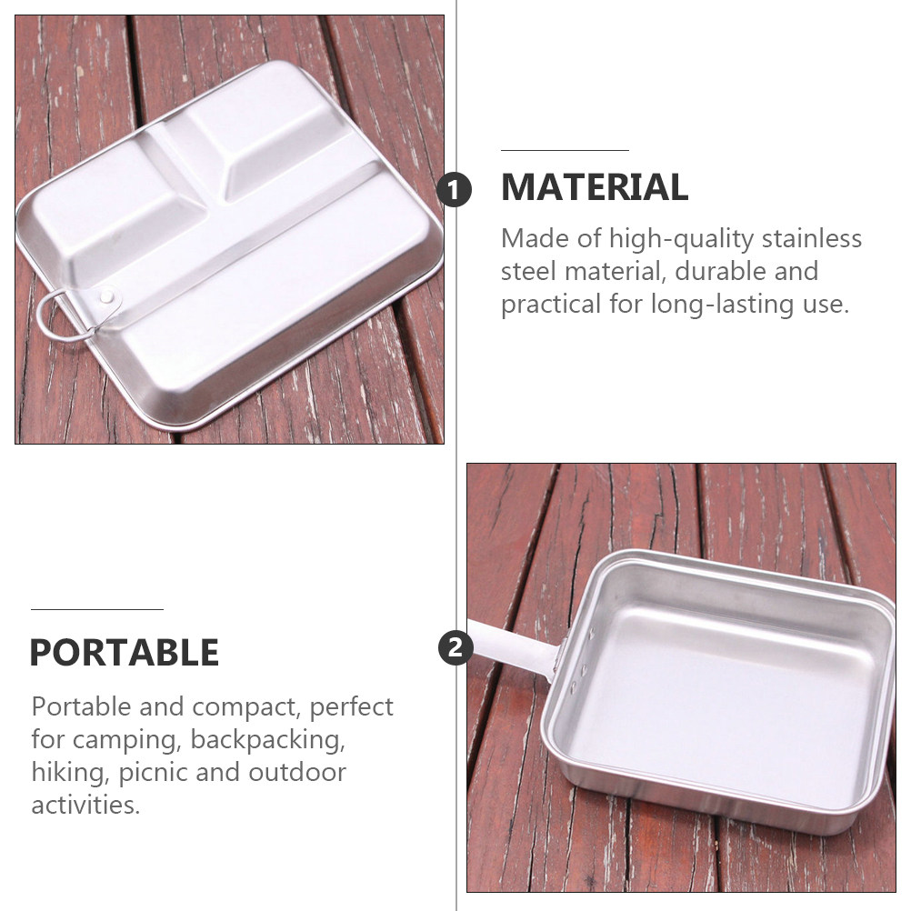1Pcs Heavy Duty Aluminum Bento - Camping Cooking Box ulasan dan harga