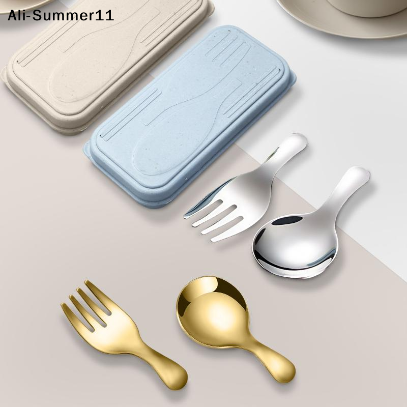 【A6L】Steel Tableware Set Spoon - Camping Cooking Box ulasan dan harga