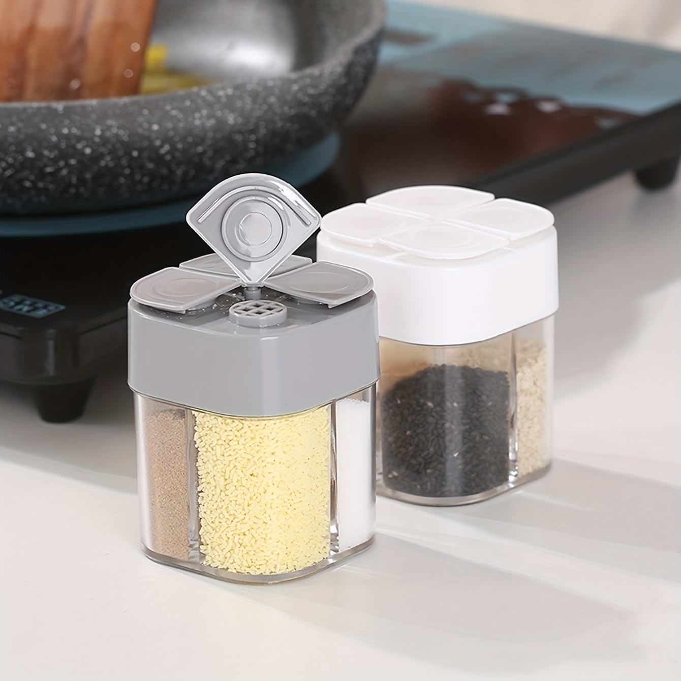 4in1 Camping Seasoning Shaker  - Camping Cooking Box ulasan dan harga