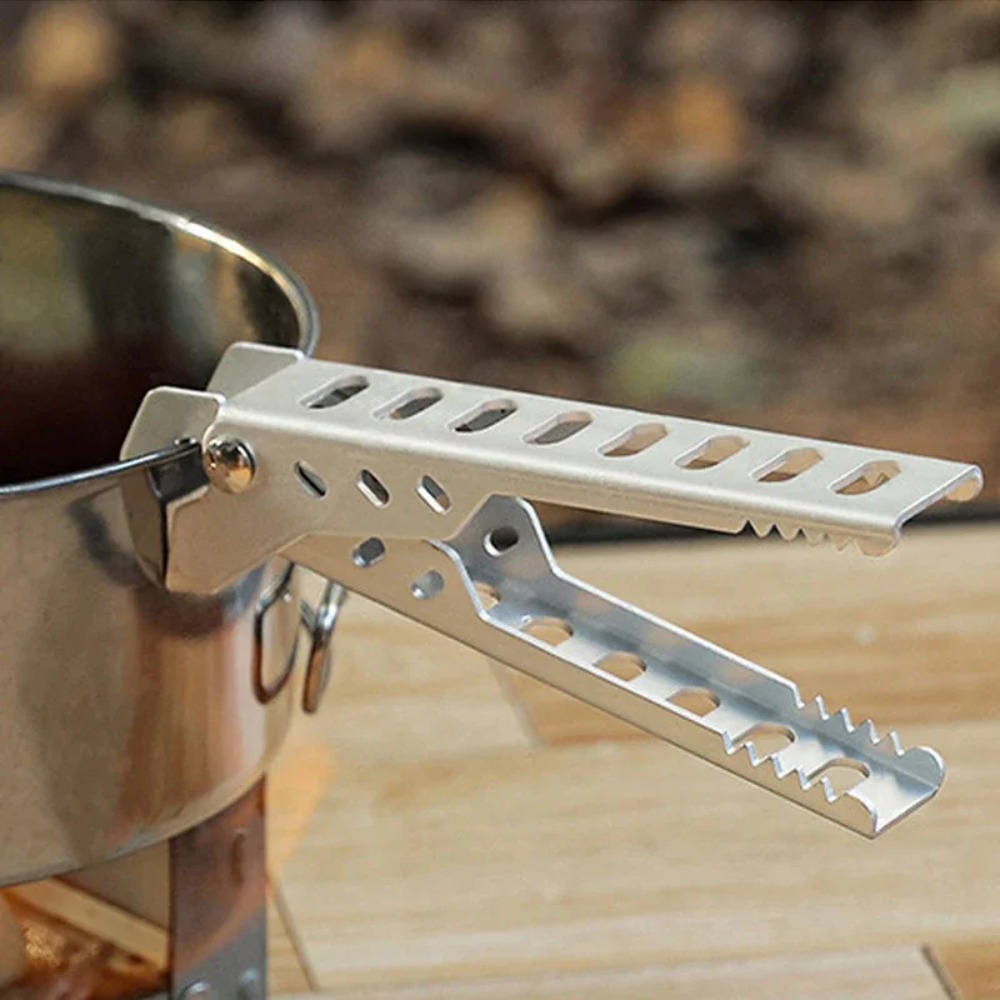 Aluminium Anti-hot Alloy Clip  - Camping Cooking Hardware ulasan dan harga