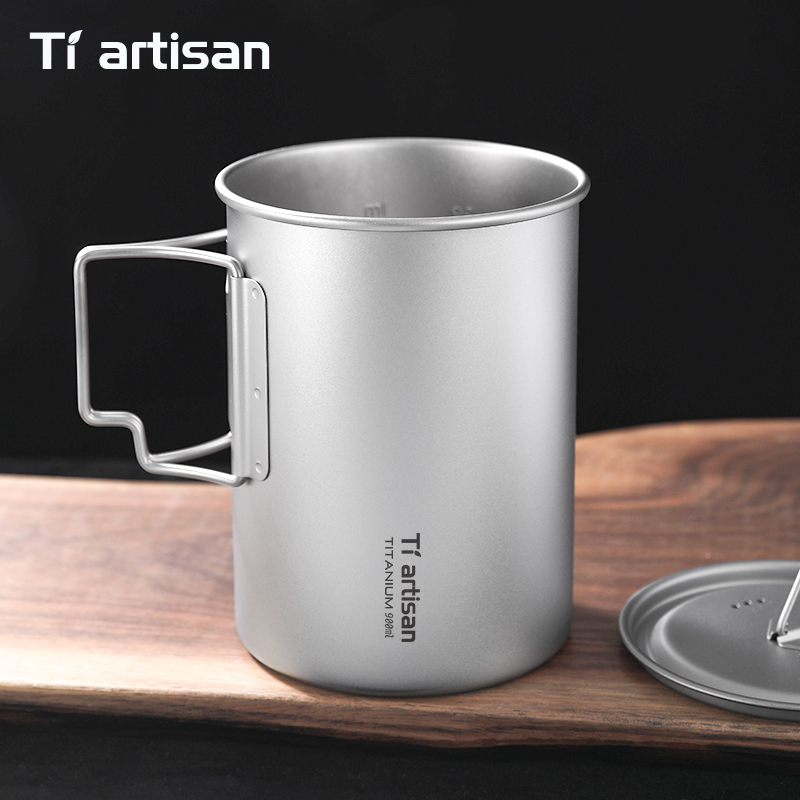 Tiartisan 750ml/ 900ml Titaniu - Camping Cooking Mug ulasan dan harga