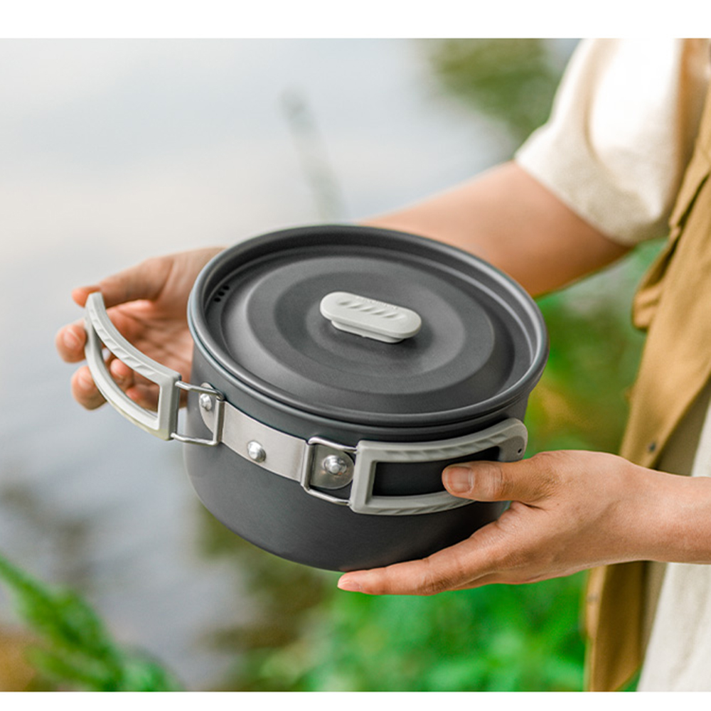 Naturehike Outdoor Pot Set,Cam - Camping Cooking Set Stainless Steel ulasan dan harga