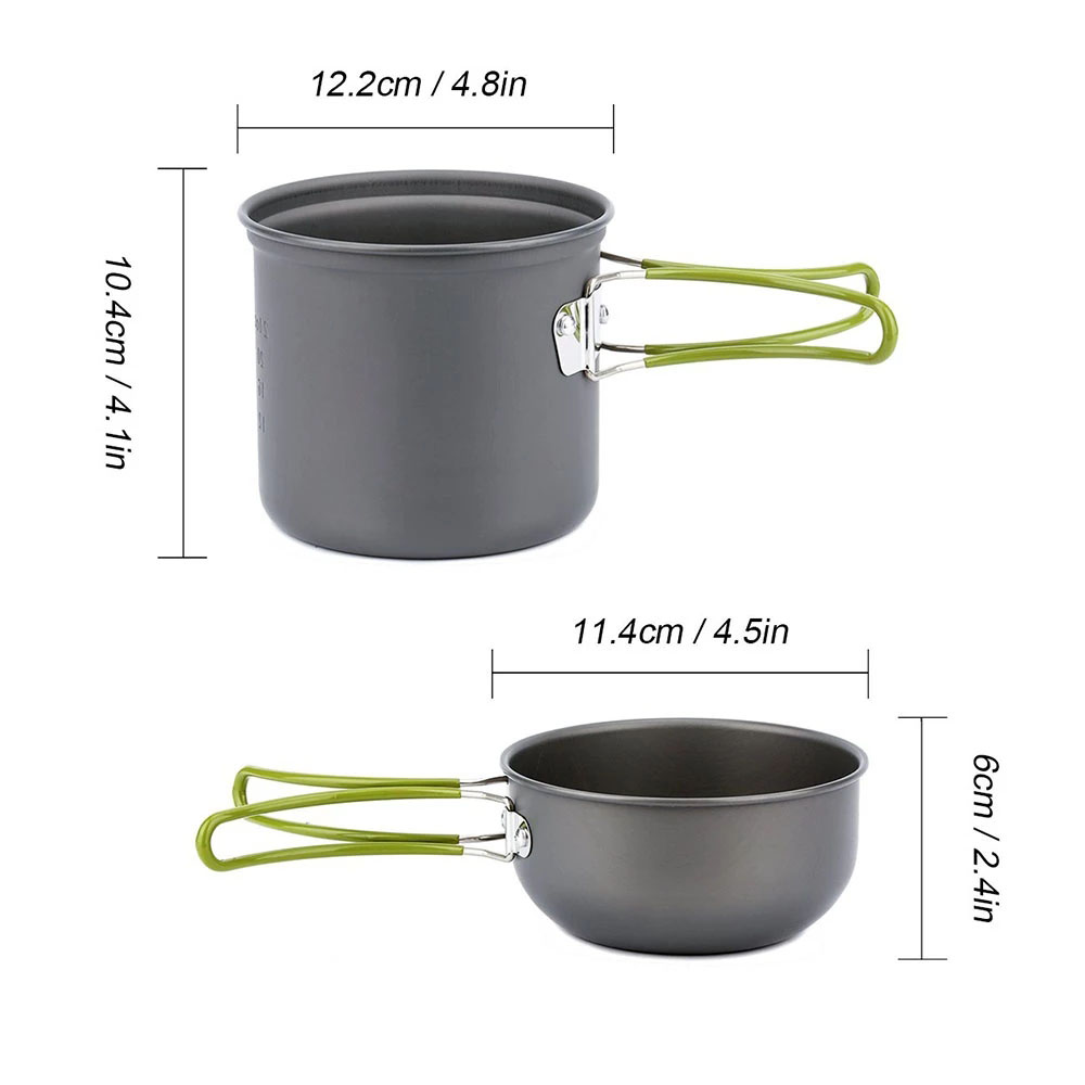 Camping Cookware Kit with Stov - Camping Cooking Hardware ulasan dan harga
