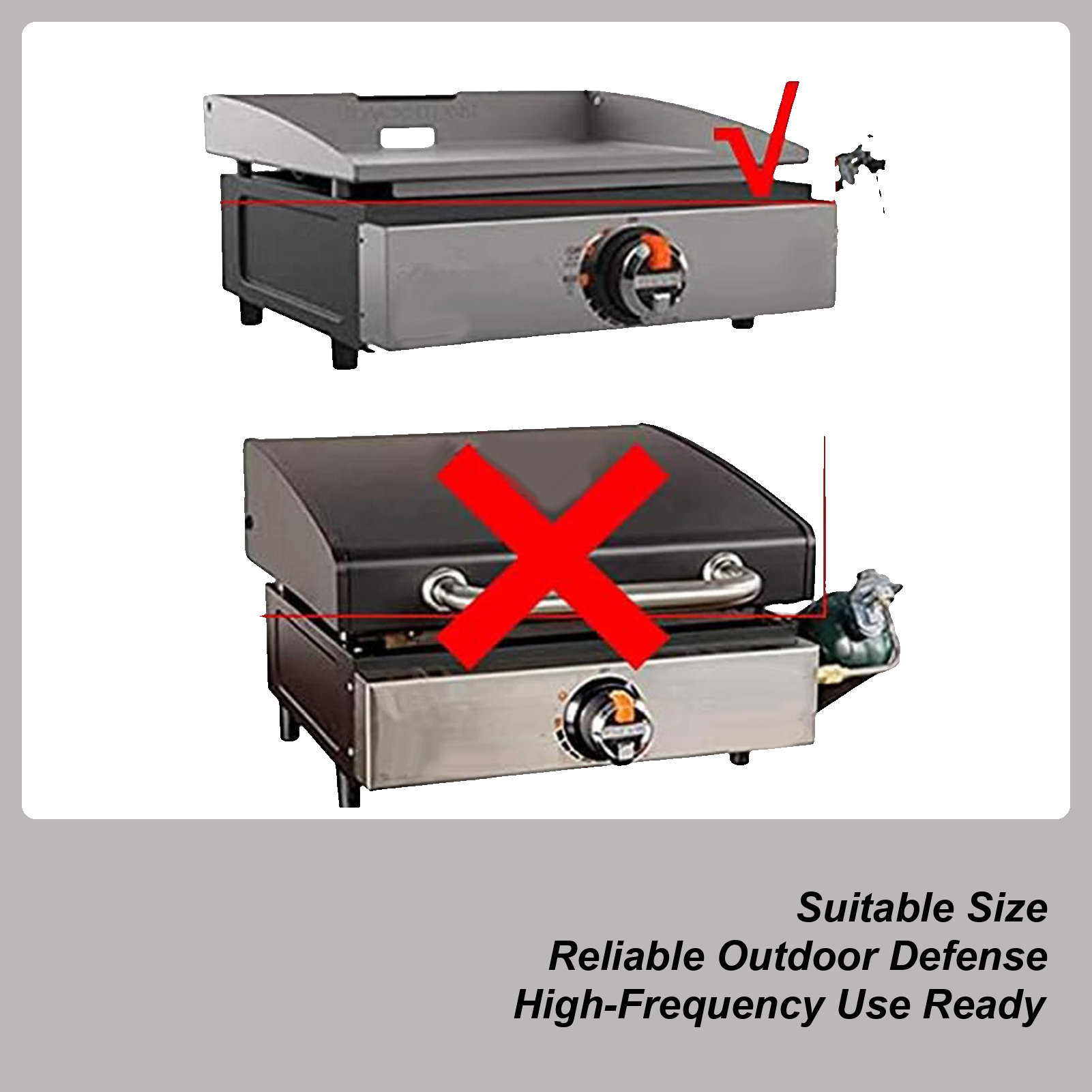 Grilling Cover Heavy Duty Wate - Camping Cooking ulasan dan harga