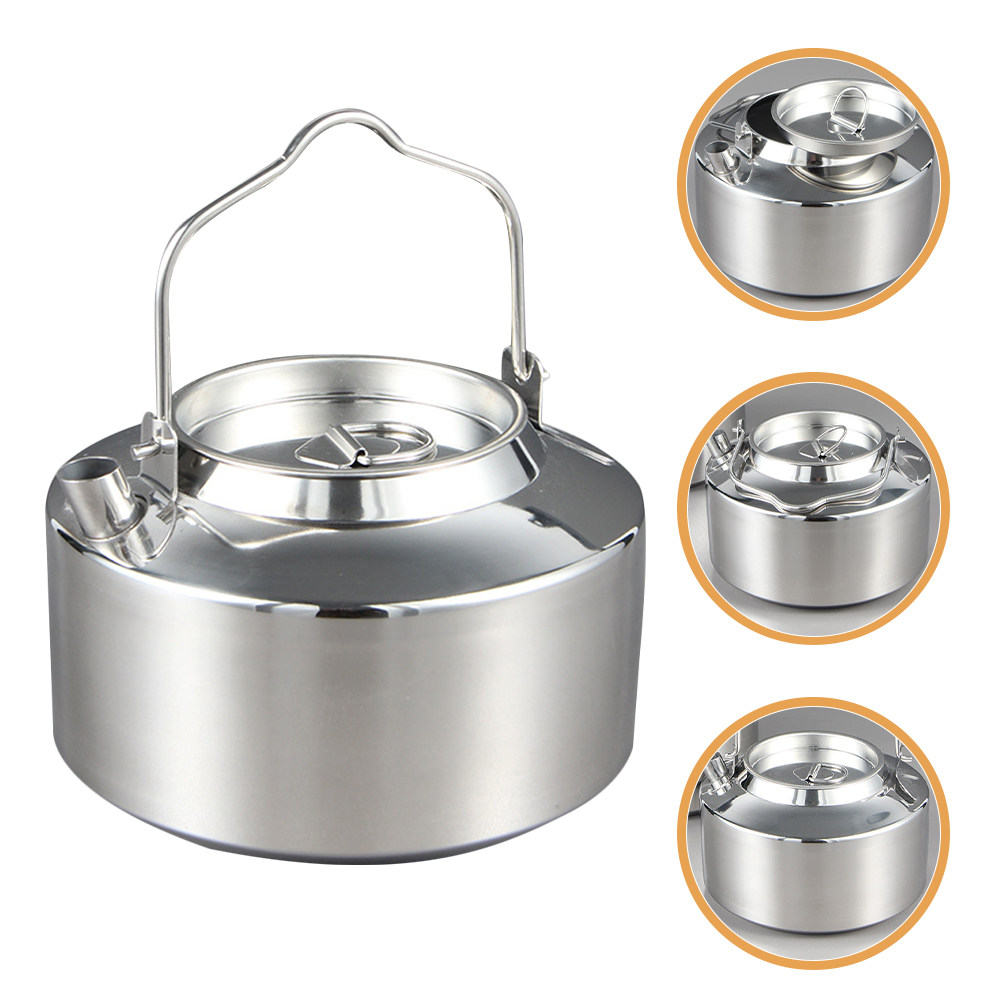 Stainless Steel Whistling Kett - Camping Cooking Noodles ulasan dan harga