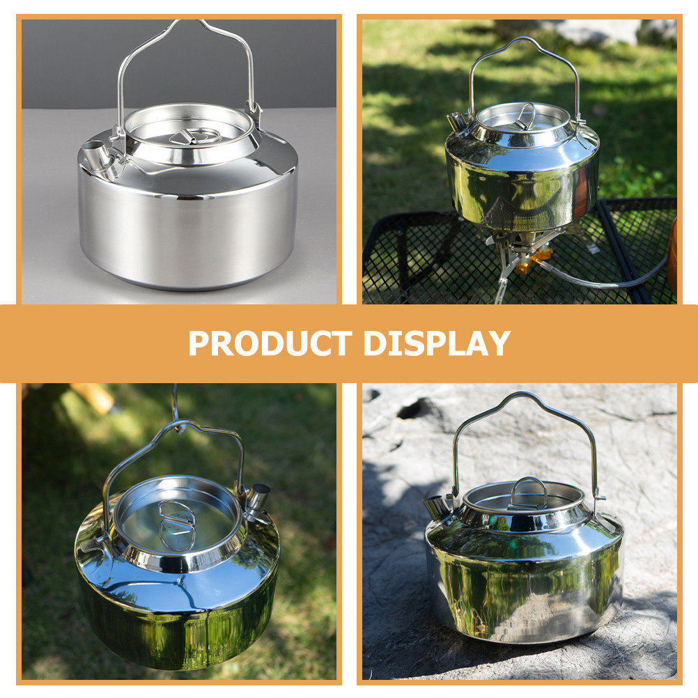 Stainless Steel Whistling Kett - Camping Cooking Noodles ulasan dan harga