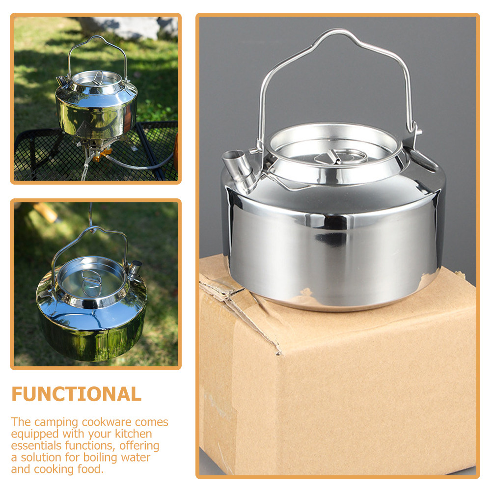 Stainless Steel Whistling Kett - Camping Cooking Noodles ulasan dan harga